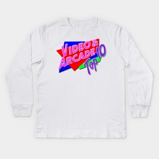 Video & Arcade Top 10 Kids Long Sleeve T-Shirt